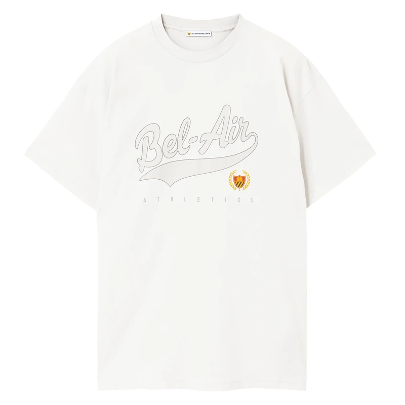 Script Logo T-Shirt - LIGHT GREY
