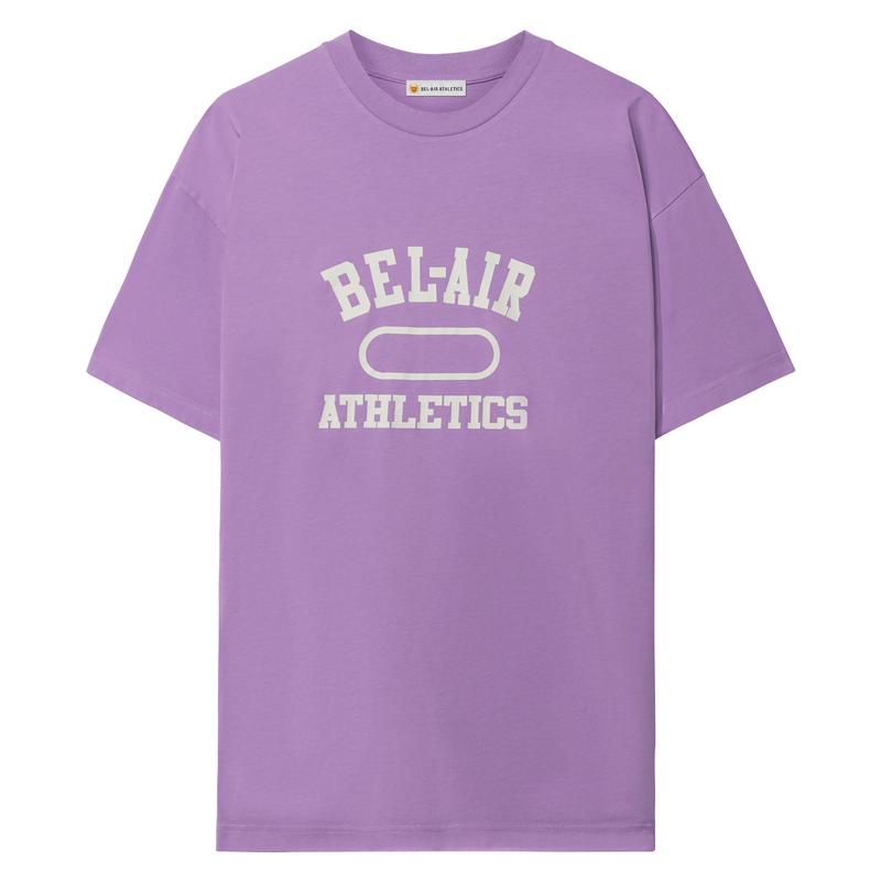 Gym Logo T-Shirt - Sorority Pink with Chalk White print